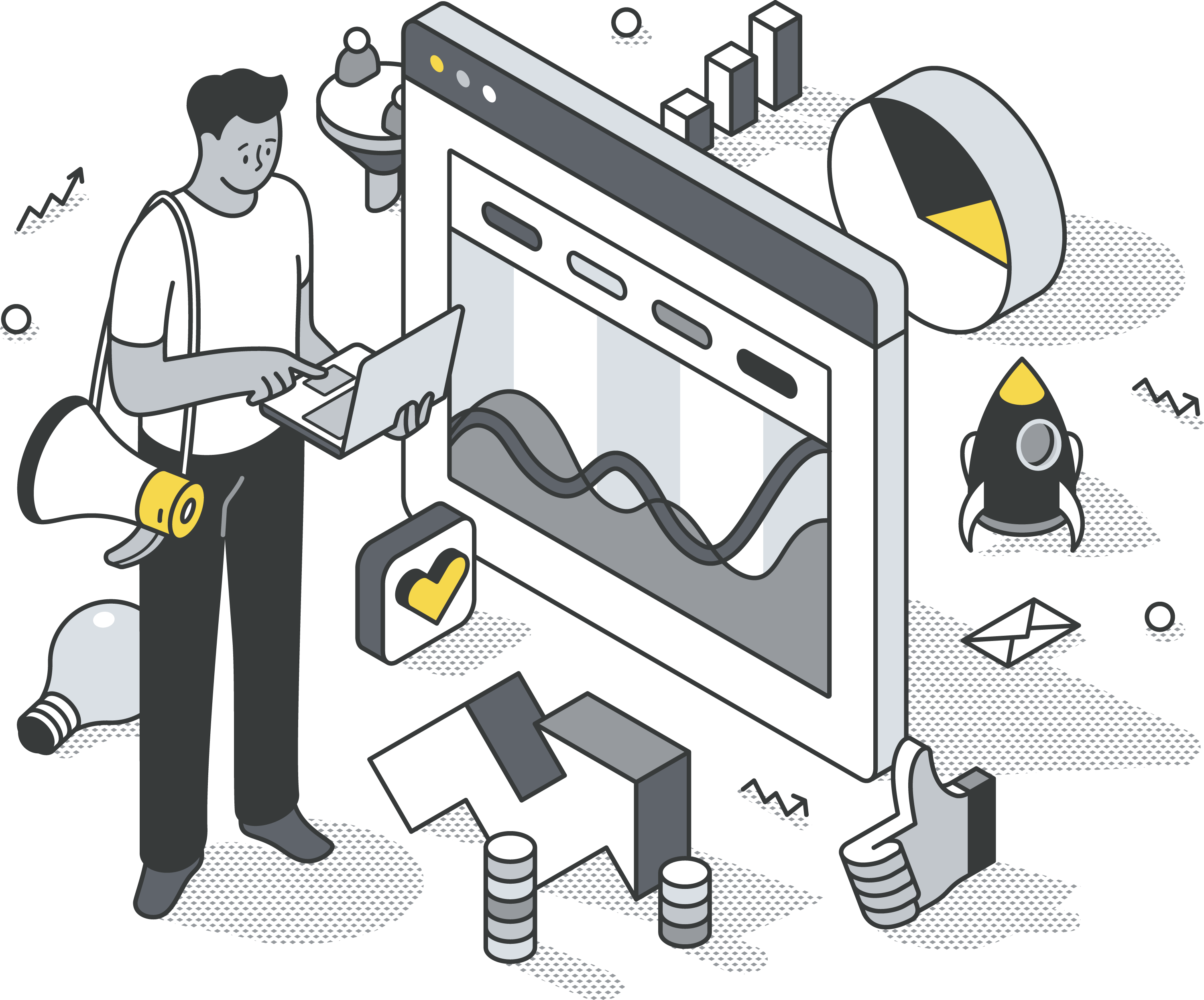 Contextual Ads Illustration