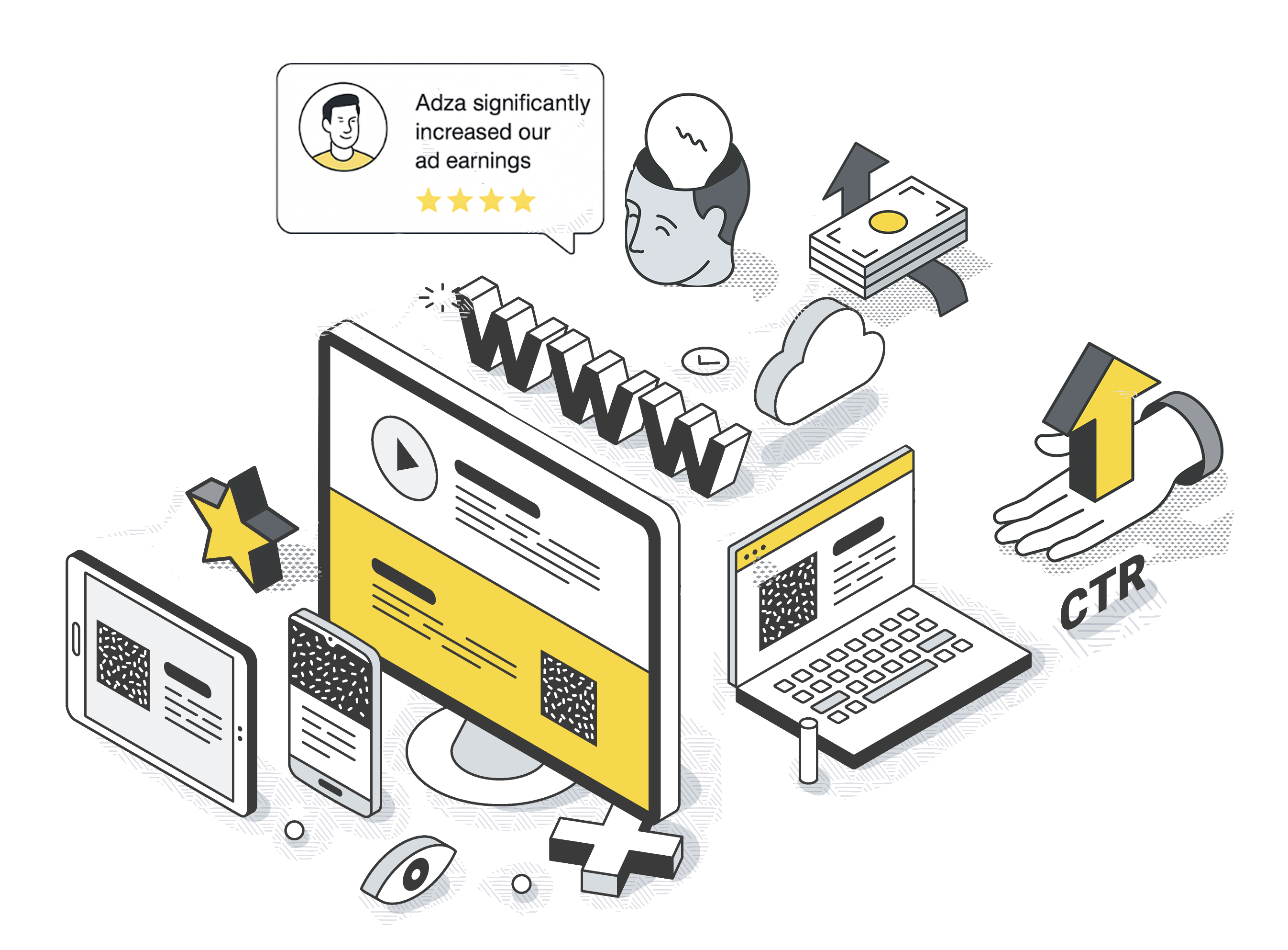 Adza Platform Illustration